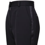 Pantaloni tuxedo in gabardine di lana FTAM0T FU21EN0000 DOLCE & GABBANA 