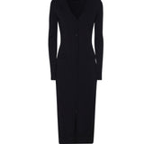 Cardigan lungo in maglia di viscosa stretch FXV29T JFMEVN0000 DOLCE & GABBANA 