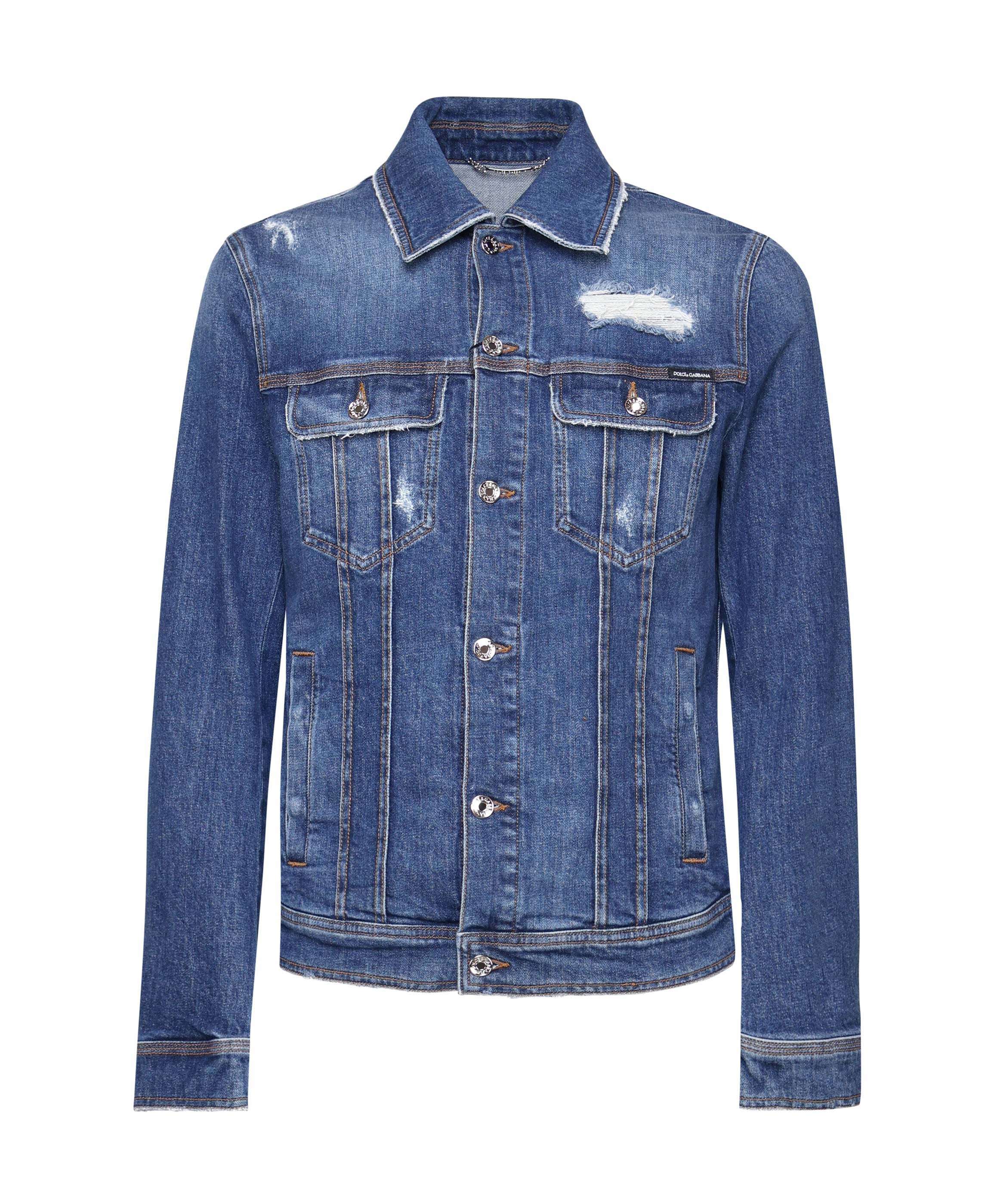 Giacca in denim di cotone G9VZ8D G8LN5S9001 DOLCE & GABBANA 