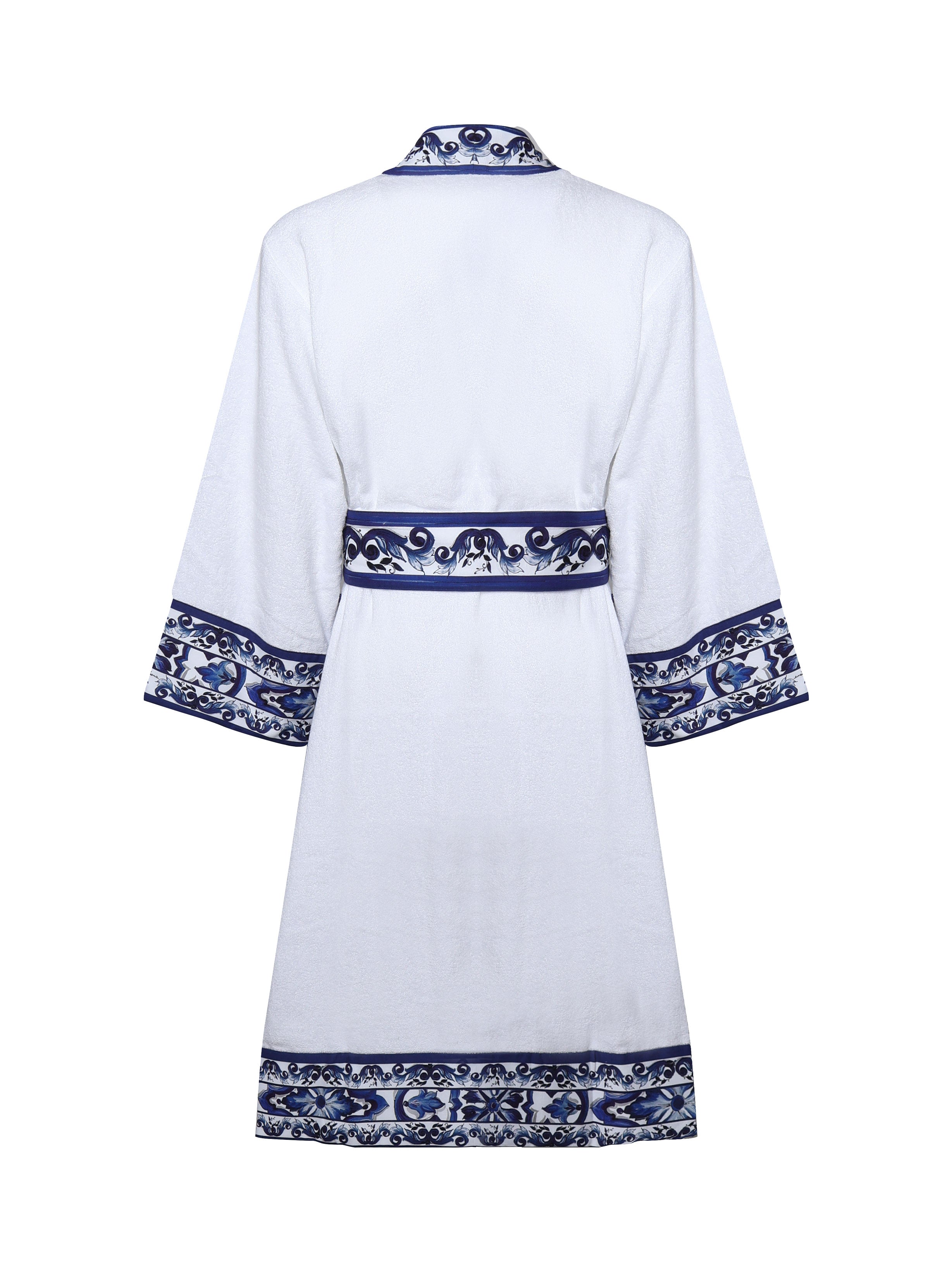 Accappatoio in cotone Maiolica TCF010 TCAGNUB024 DOLCE & GABBANA HOME 