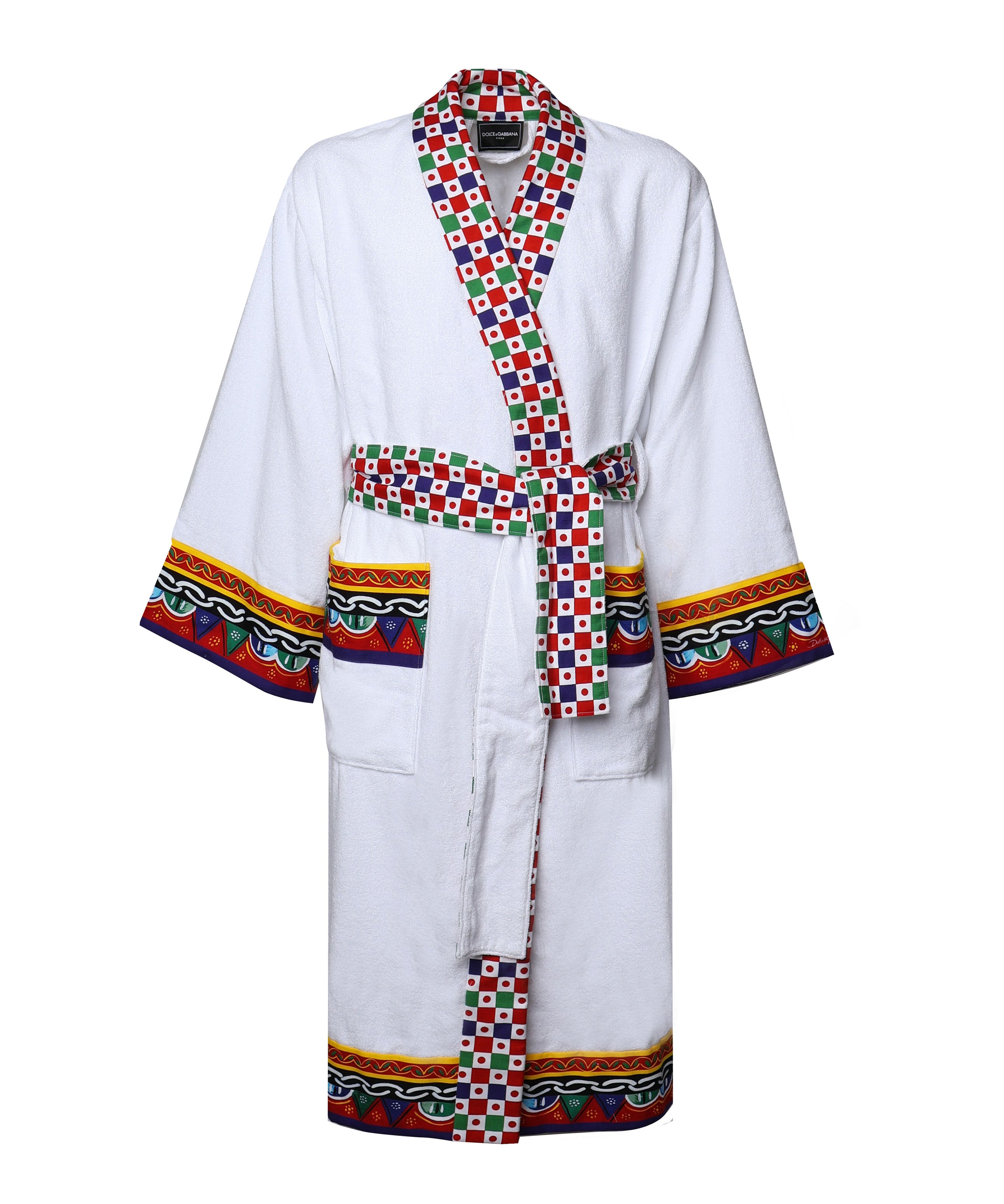 Accappatoio in cotone Carretto TCF010 TCAGNUC123 DOLCE & GABBANA HOME 