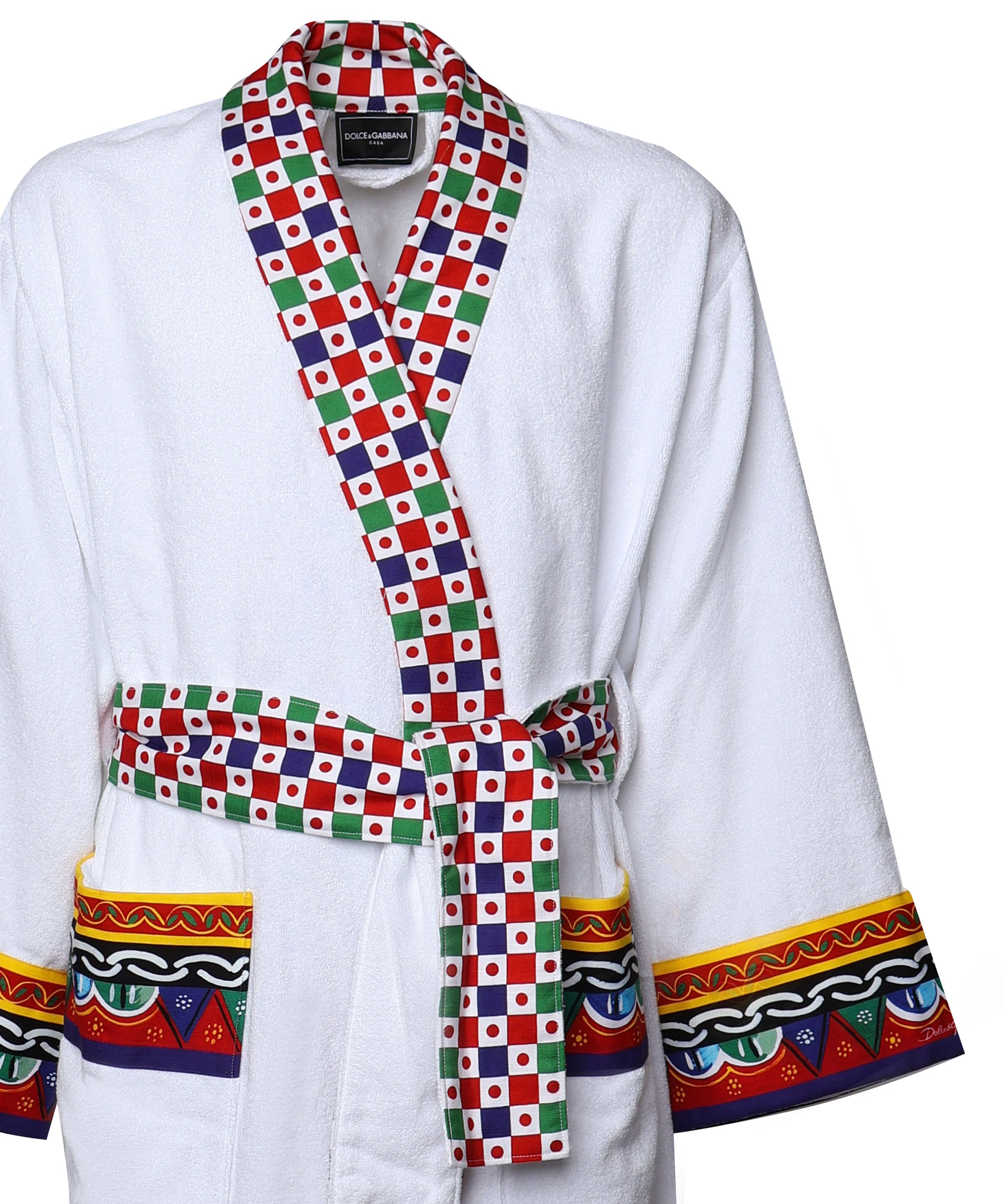 Accappatoio in cotone Carretto TCF010 TCAGNUC123 DOLCE & GABBANA HOME 