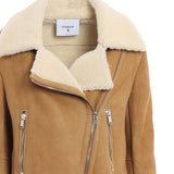 Giacca in suede con shearling DJ648 PL0516DXXX430 DONDUP 