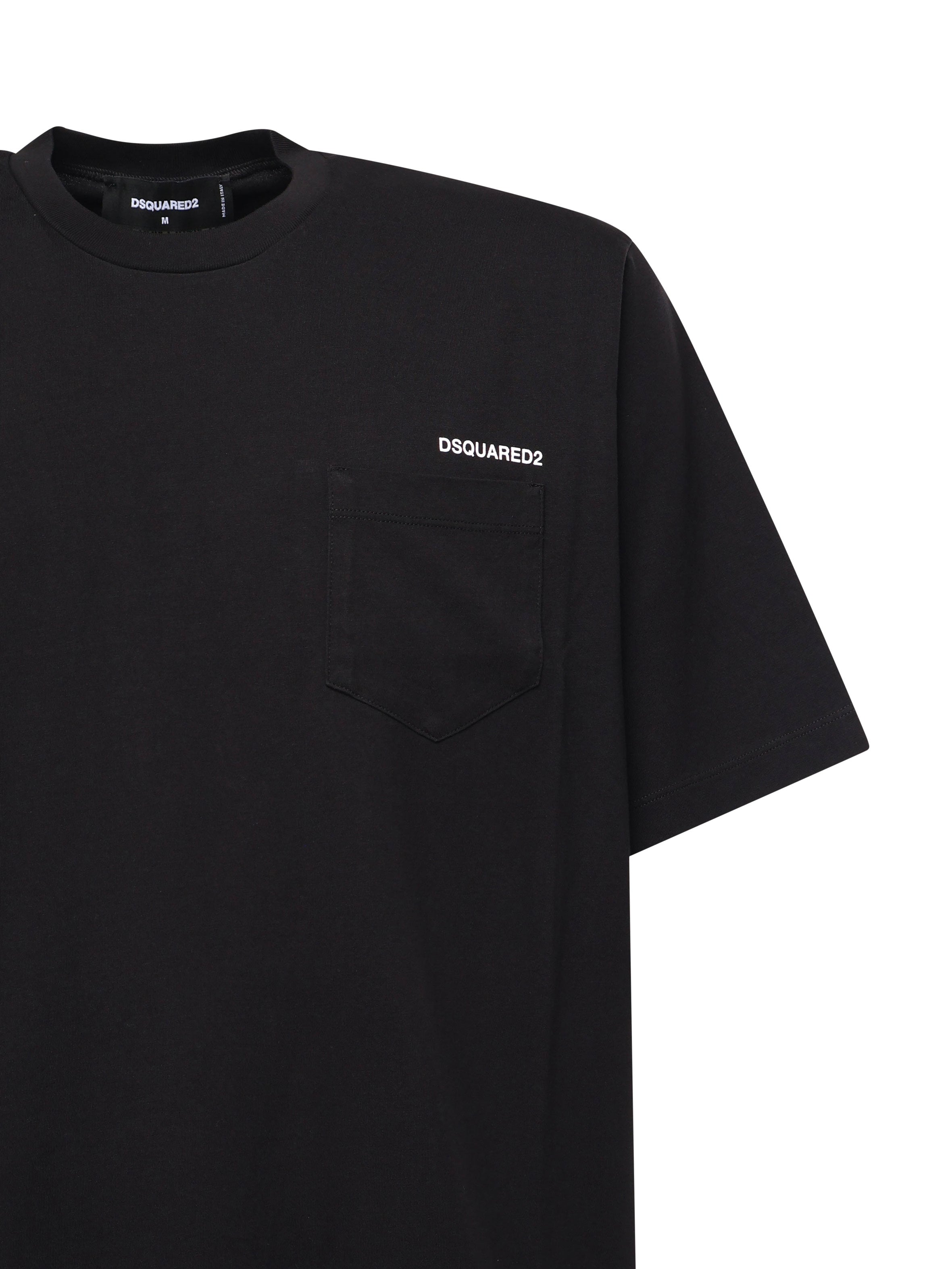T-shirt con stampa grafica S74GD1348 D20020900 DSQUARED2 