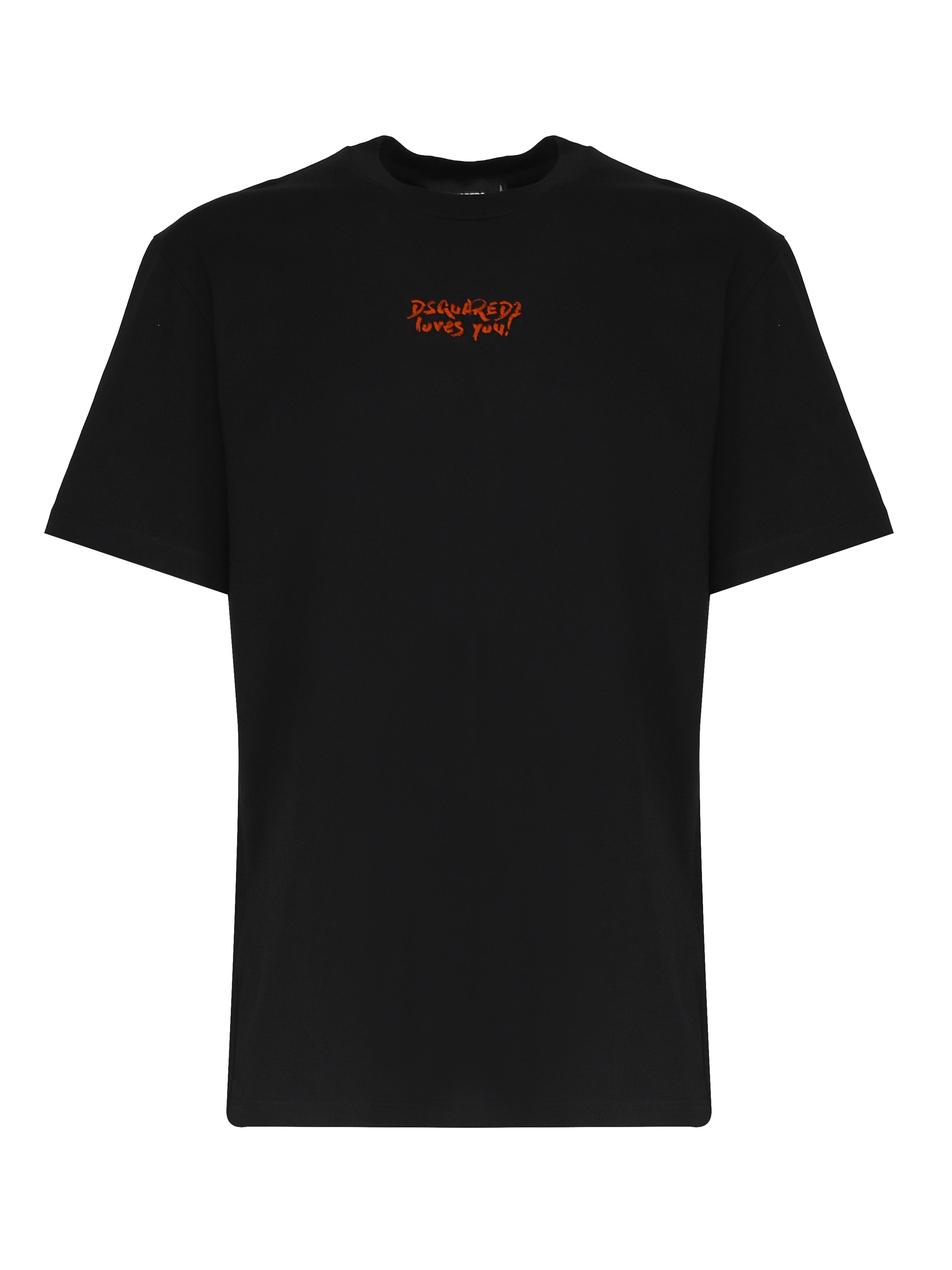 T-shirt logo in cotone S74GD1362 D20020900 DSQUARED2 
