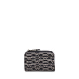 Portafoglio zip around in tessuto con logo jacquard EW000369 AF11951FC033 EMPORIO ARMANI 