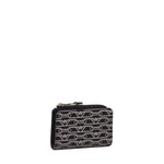 Portafoglio zip around in tessuto con logo jacquard EW000369 AF11951FC033 EMPORIO ARMANI 