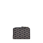 Portafoglio zip around in tessuto con logo jacquard EW000369 AF11951FC033 EMPORIO ARMANI 