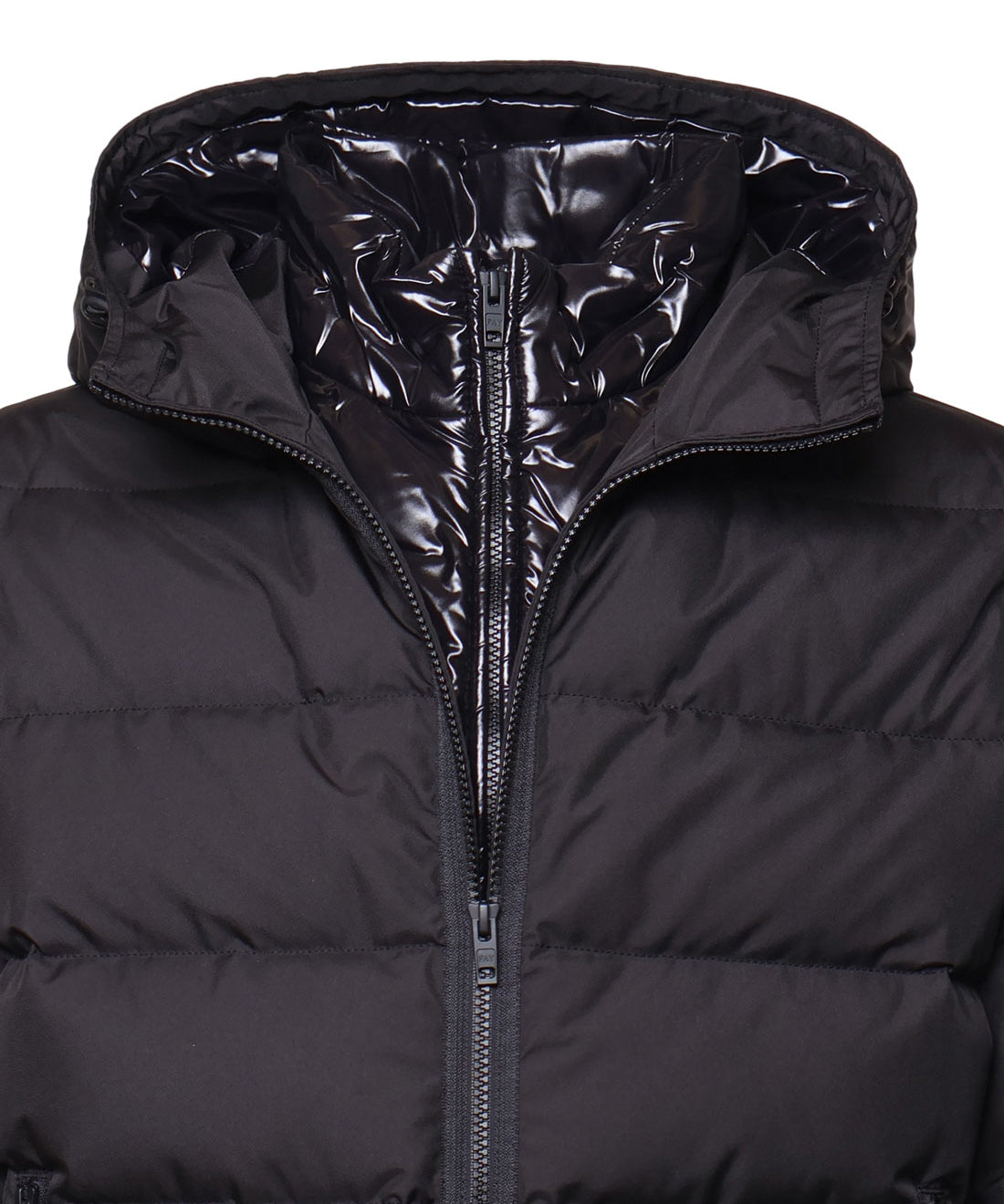 Giubbotto double front piuma in nylon NAM32490620QKJ B999 FAY 