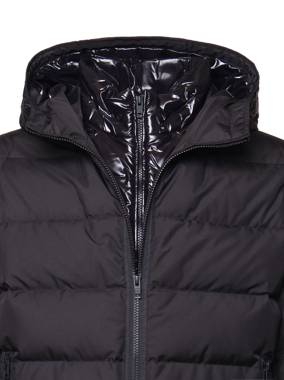 Giubbotto double front piuma in nylon NAM32490620QKJ B999 FAY 