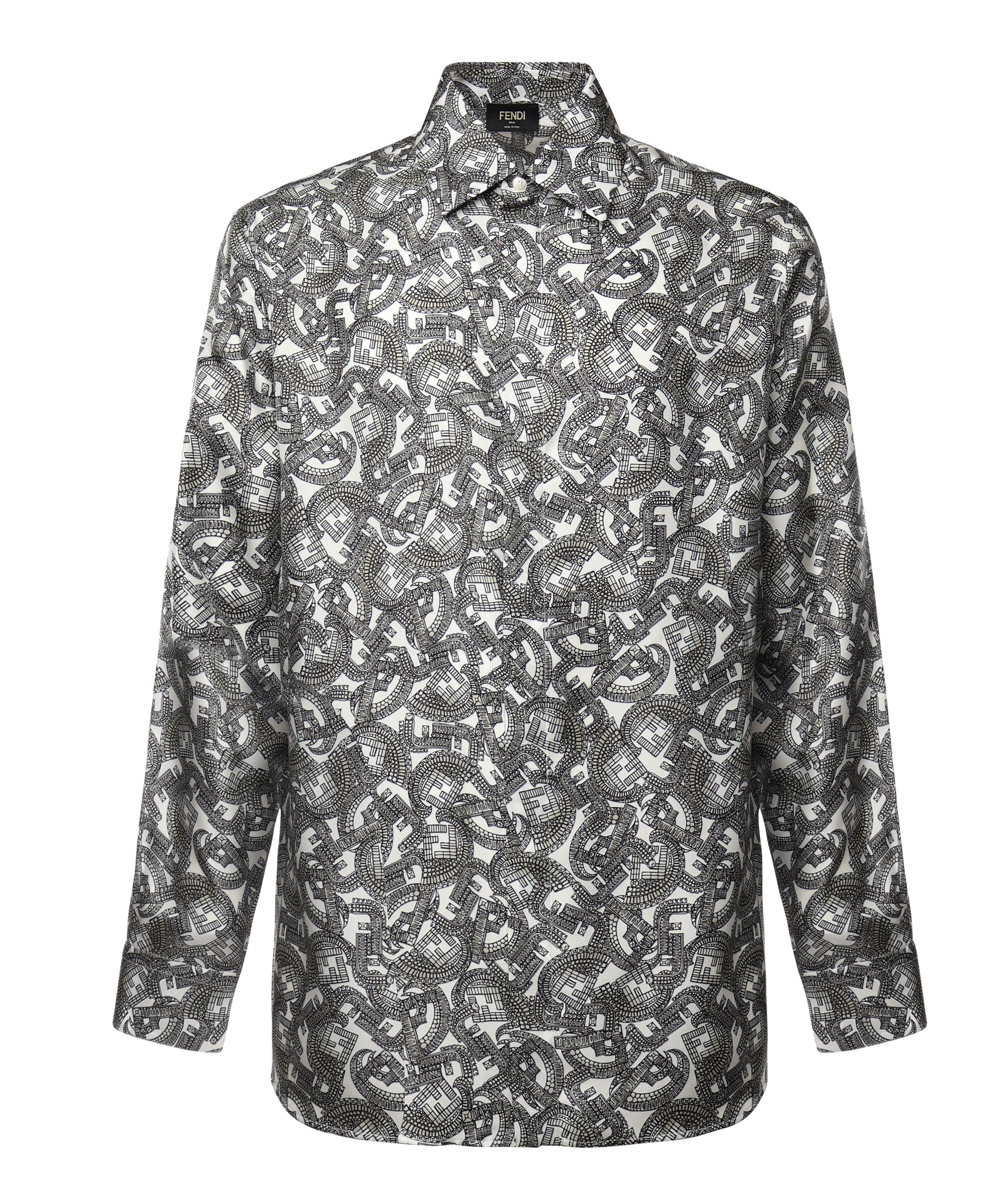 Camicia Diamond in seta FS1038 ASETF1P39 FENDI 
