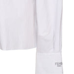 Camicia in cotone con vita accostata FS8204 AWZXF0ZNM FENDI 