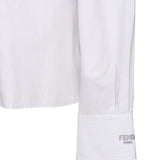 Camicia in cotone con vita accostata FS8204 AWZXF0ZNM FENDI 