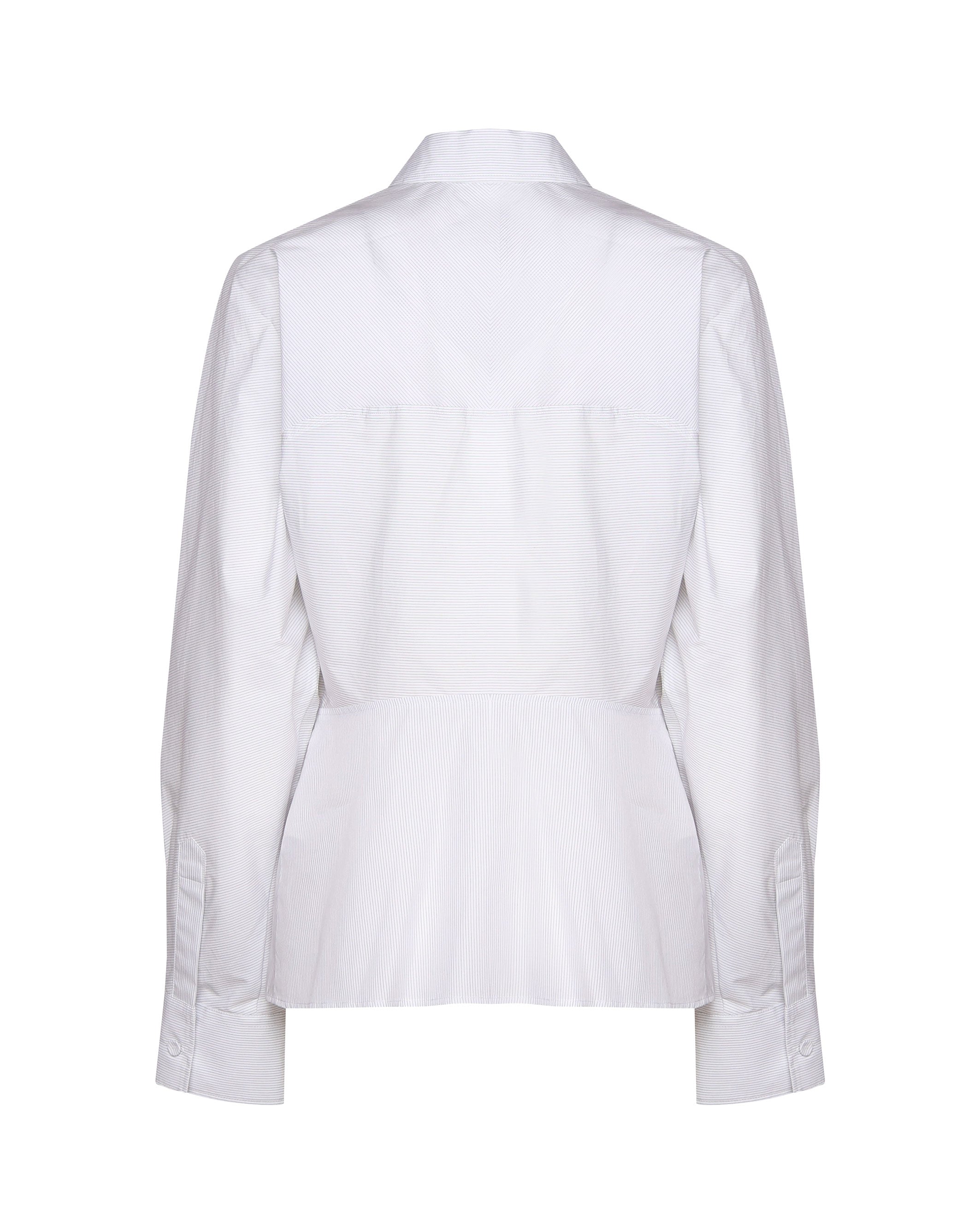 Camicia in cotone con vita accostata FS8204 AWZXF0ZNM FENDI 