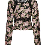 Camicetta Clarisse CT2227 BLACK FOR LOVE & LEMONS 