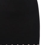 Donella Knit Mini Skirt KB0007 BLACK FOR LOVE & LEMONS 