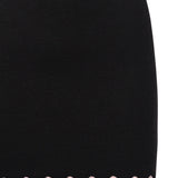 Donella Knit Mini Skirt KB0007 BLACK FOR LOVE & LEMONS 