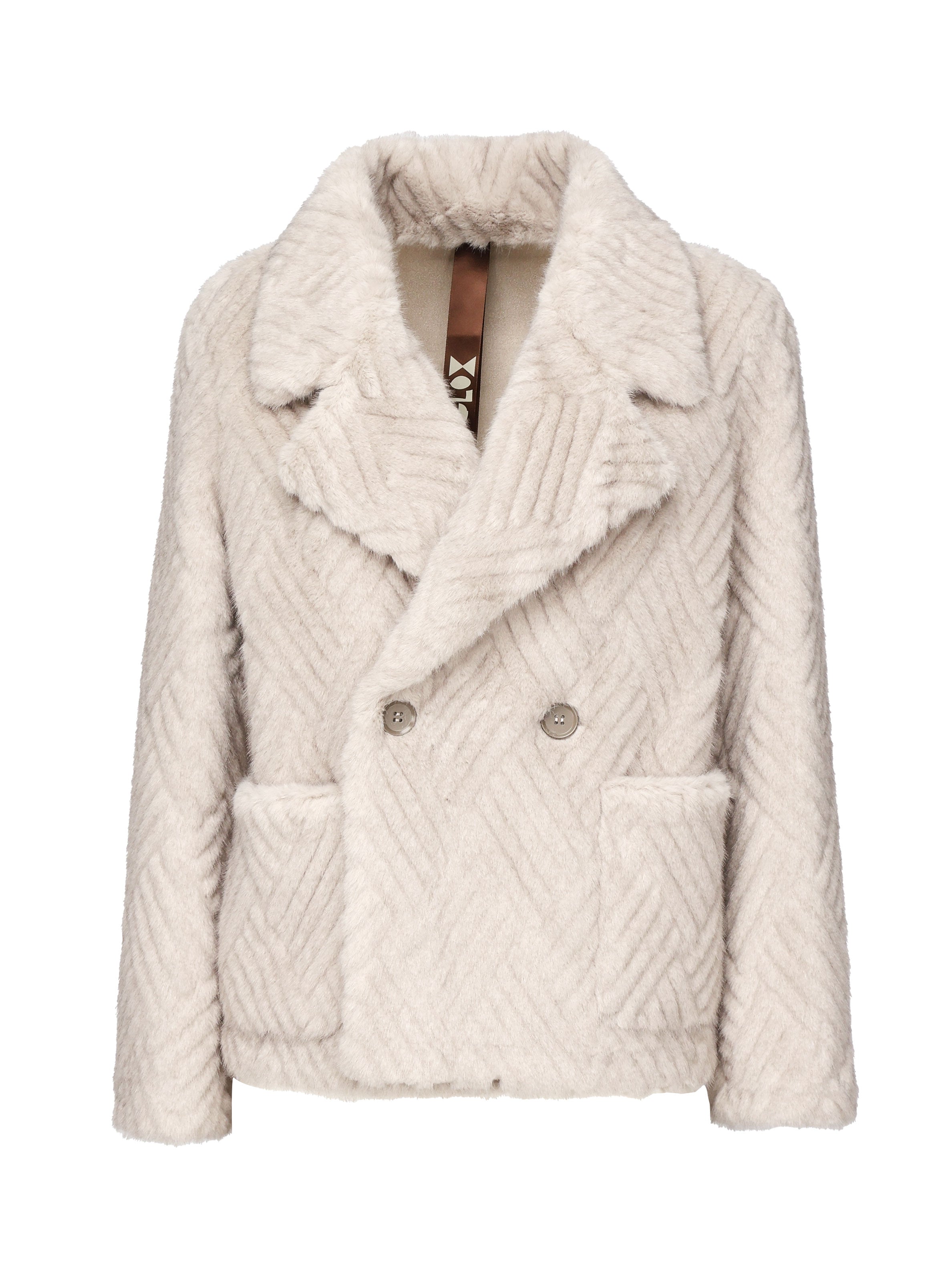 Giacca a pelliccia<BR/> GLW4SG303 PEARL GLOX 