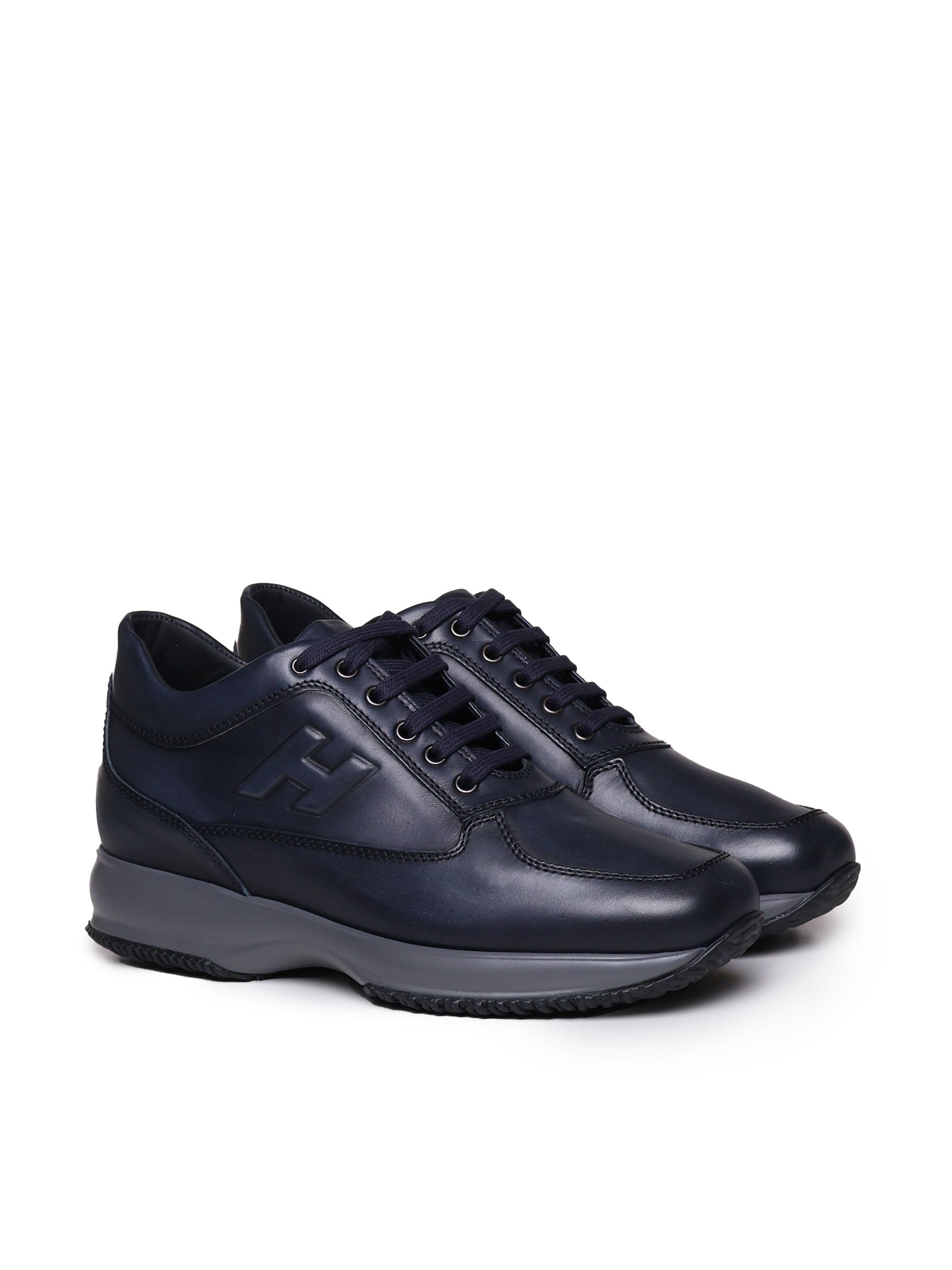Sneakers Interactive in pelle H in rilievo HXM00N090427X7 U806 HOGAN 