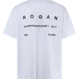 T-shirt con logo KQUB3492020WNR B001 HOGAN 