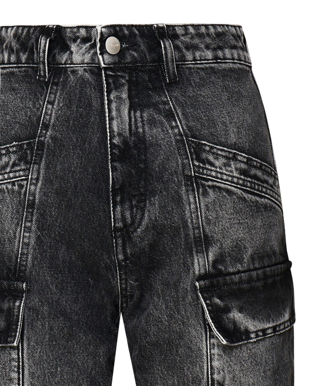 Jeans Bianca effetto aged slim fit con tasche cargo BIANCA 8019 ICON DENIM 