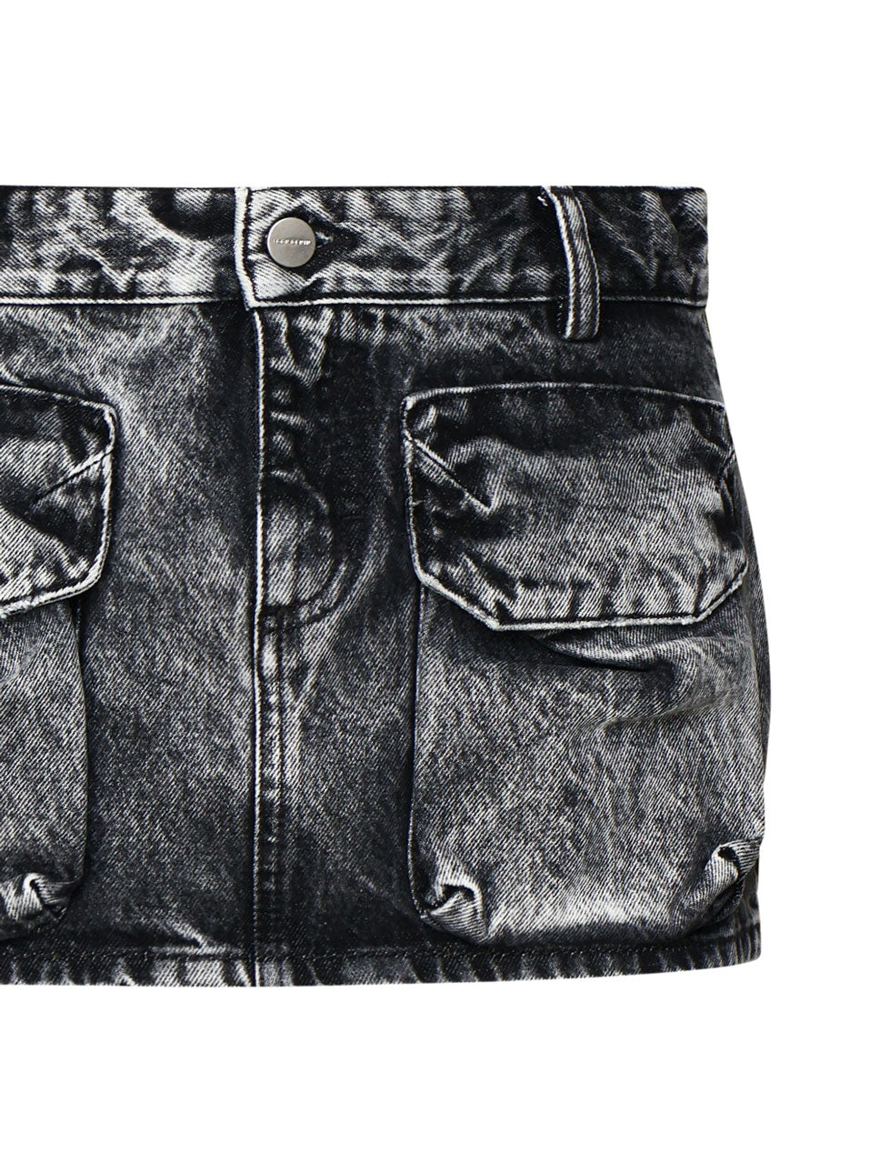 Minigonna effetto aged in denim di cotone GIO 8020 ICON DENIM 