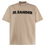 T-shirt in jersey di cotone con logo stampato J21GC0001 J20215236 JIL SANDER 