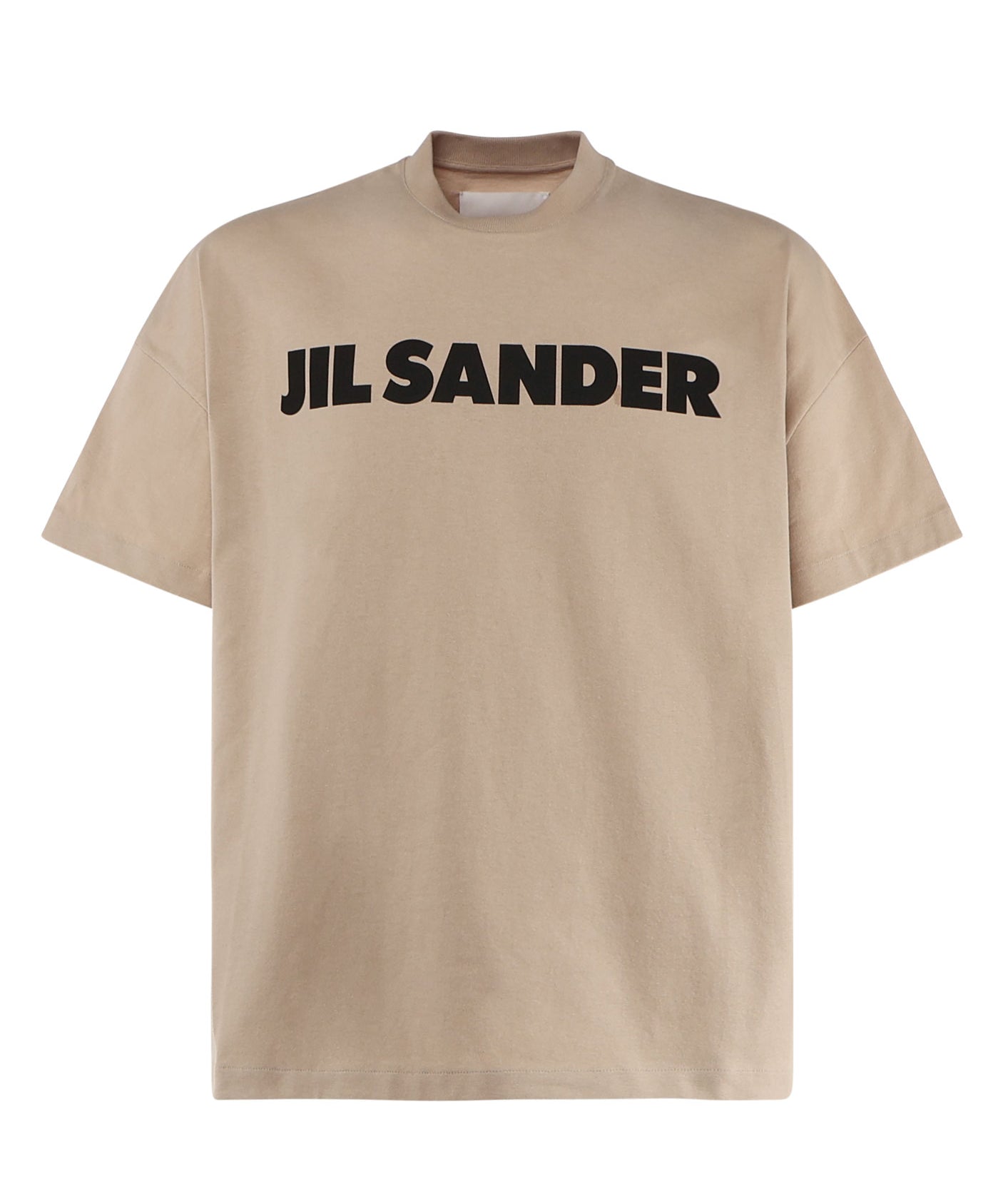 T-shirt in jersey di cotone con logo stampato J21GC0001 J20215236 JIL SANDER 