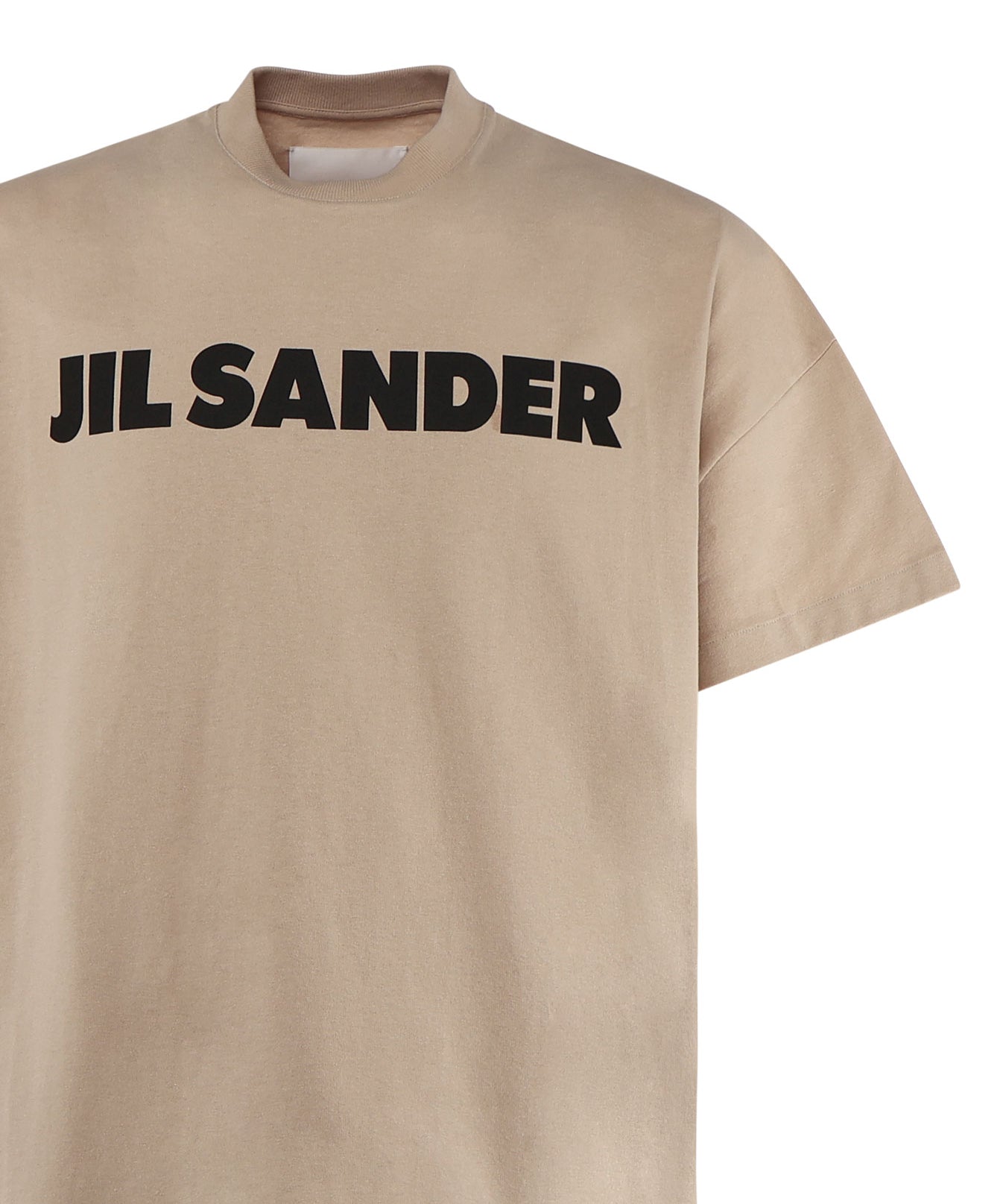 T-shirt in jersey di cotone con logo stampato J21GC0001 J20215236 JIL SANDER 
