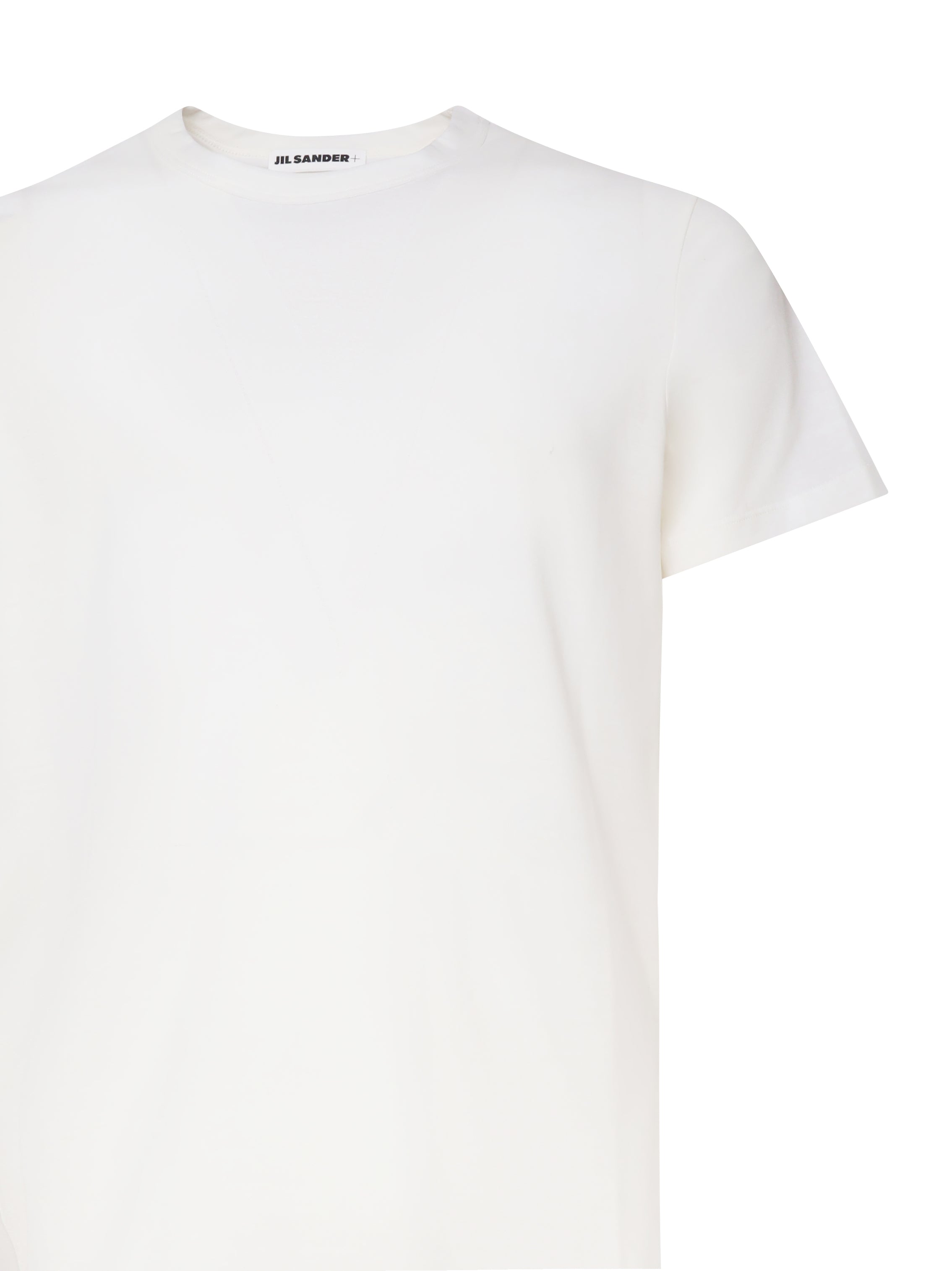 T-shirt con logo ricamato J47GC0012 J45031100 JIL SANDER 