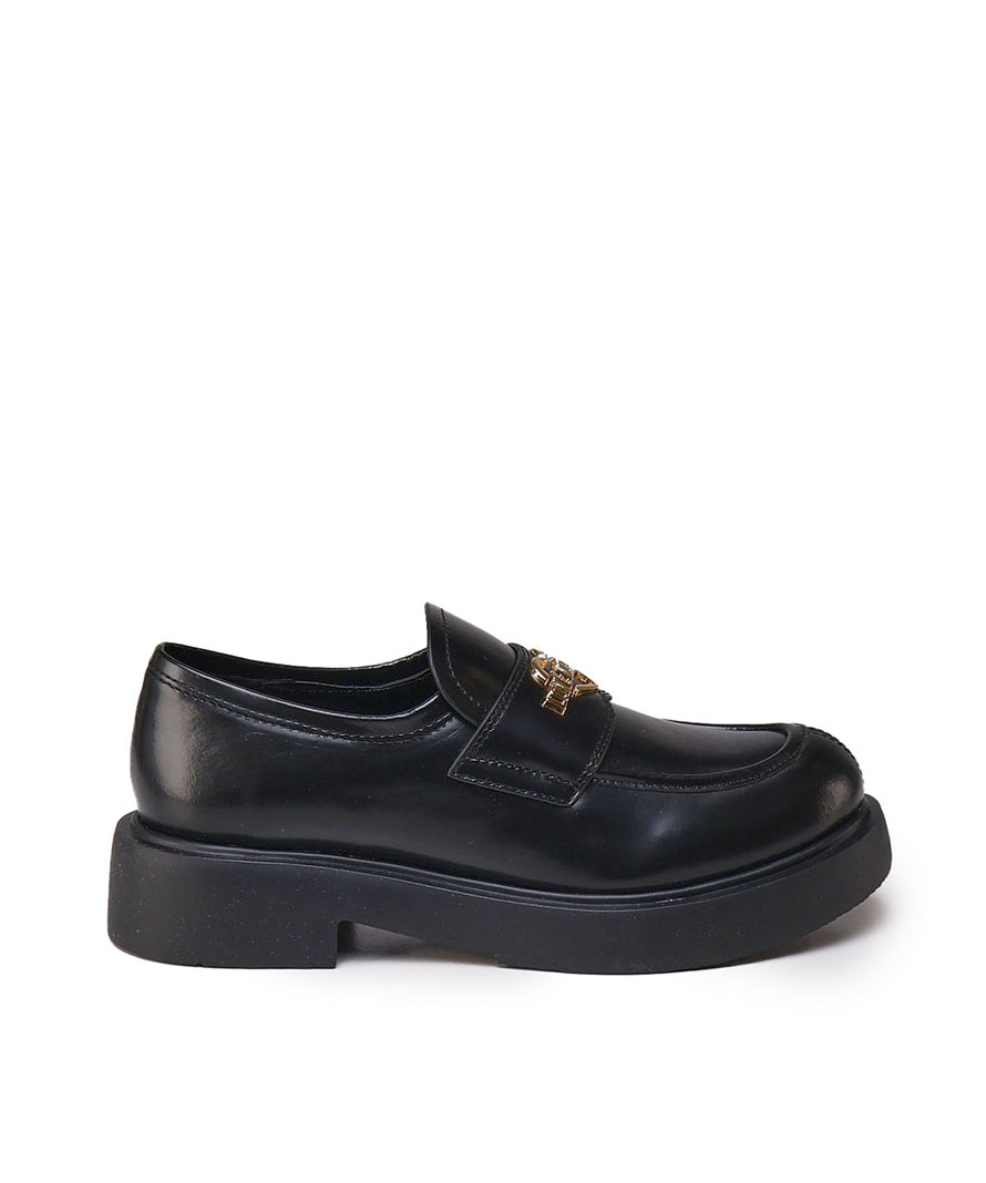 Mocassino city in pelle JA10404G0LJD0 000 LOVE MOSCHINO 