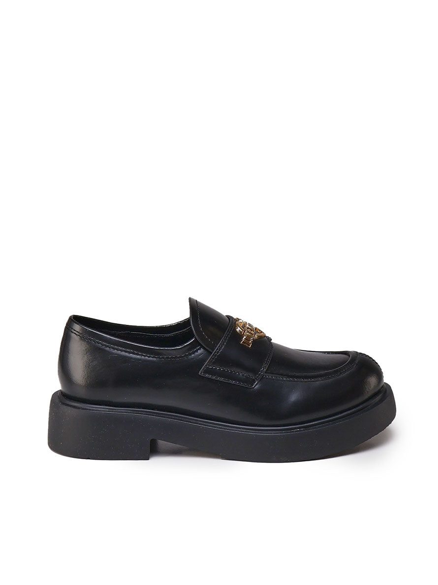 Mocassino city in pelle JA10404G0LJD0 000 LOVE MOSCHINO 