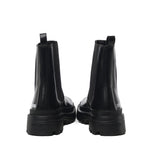 Stivaletti in vitello e lycra JA21035G0LJD0 000 LOVE MOSCHINO 
