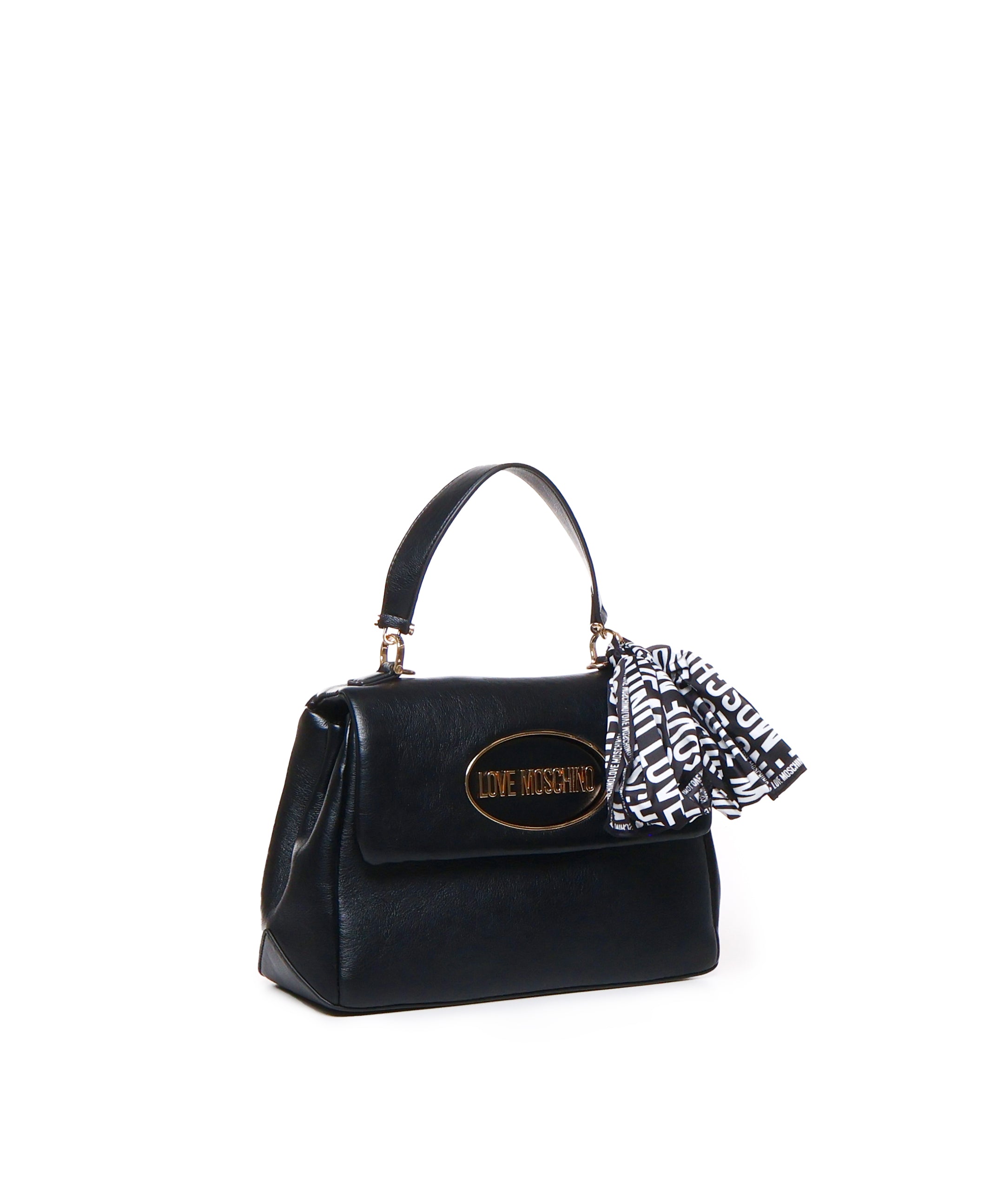 Borsa a mano con logo frontale JC4033PP1LLE1 00A LOVE MOSCHINO 