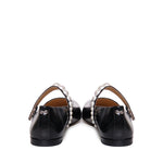 Ballerine in pelle lucida con perle S0737 010SPAB02 MACH & MACH 