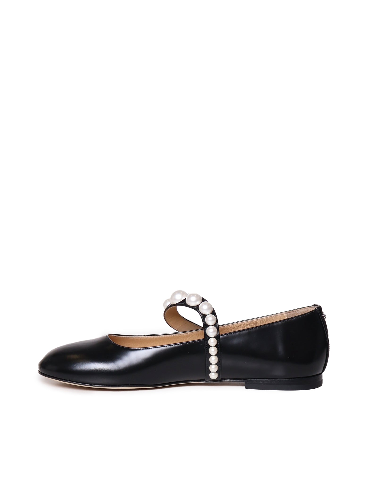 Ballerine in pelle lucida con perle S0737 010SPAB02 MACH & MACH 