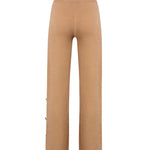 Pantaloni in maglia con bottoni decorativi in oro MMDMA4060 CAMMELLO MARIUCCIA Milano 