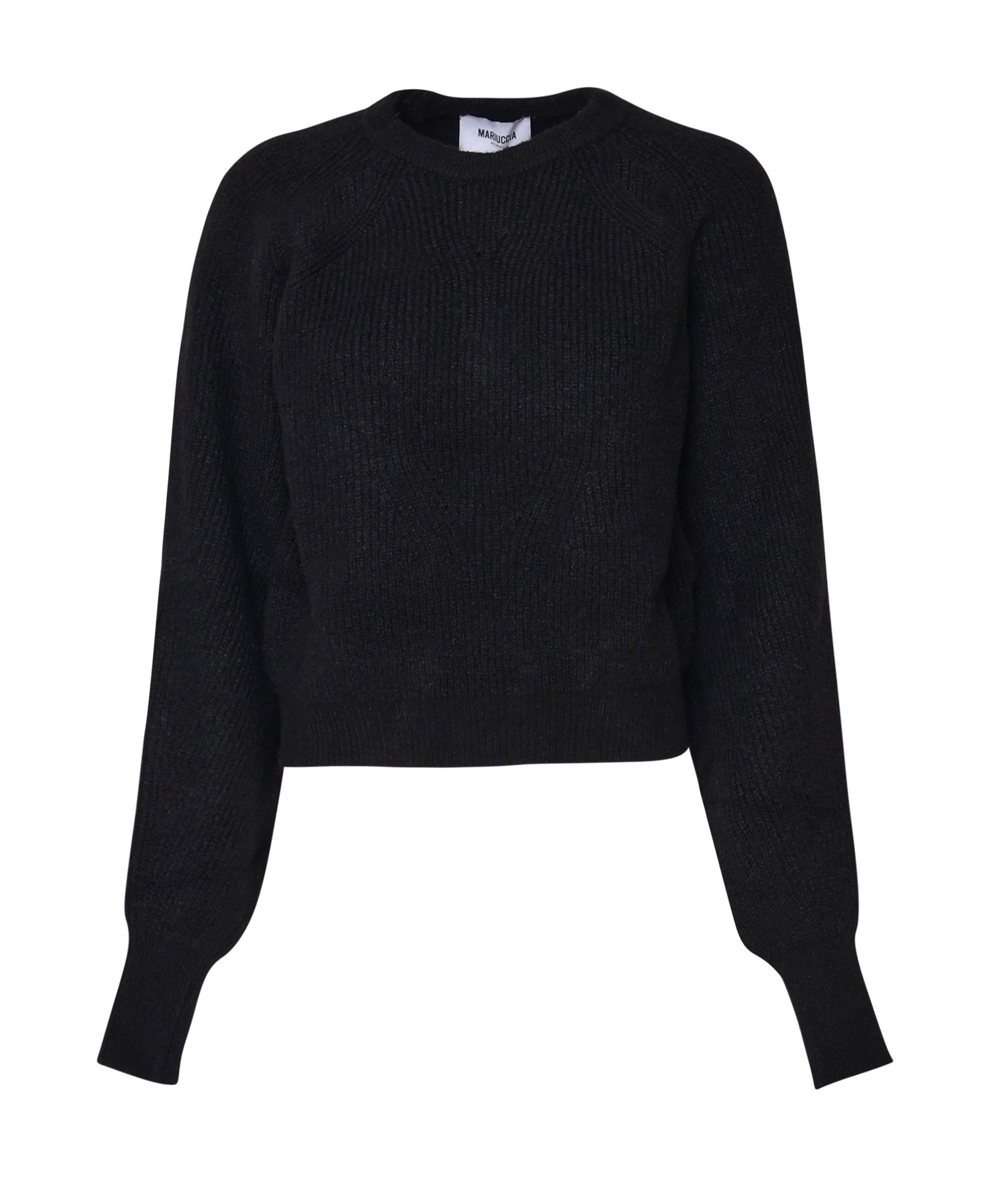 Maglioncino a costine MMDMA4084 NERO MARIUCCIA Milano 