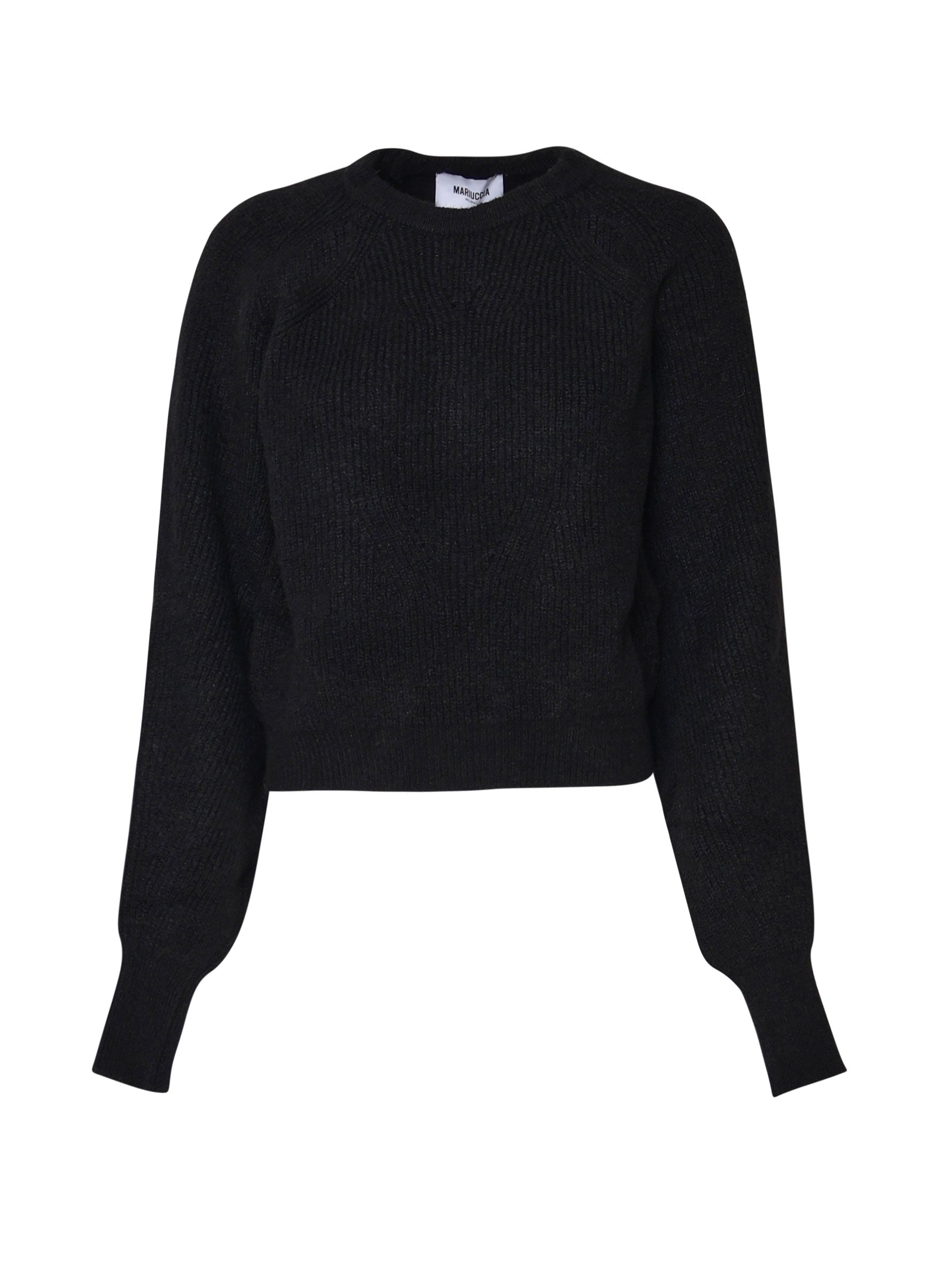 Maglioncino a costine MMDMA4084 NERO MARIUCCIA Milano 