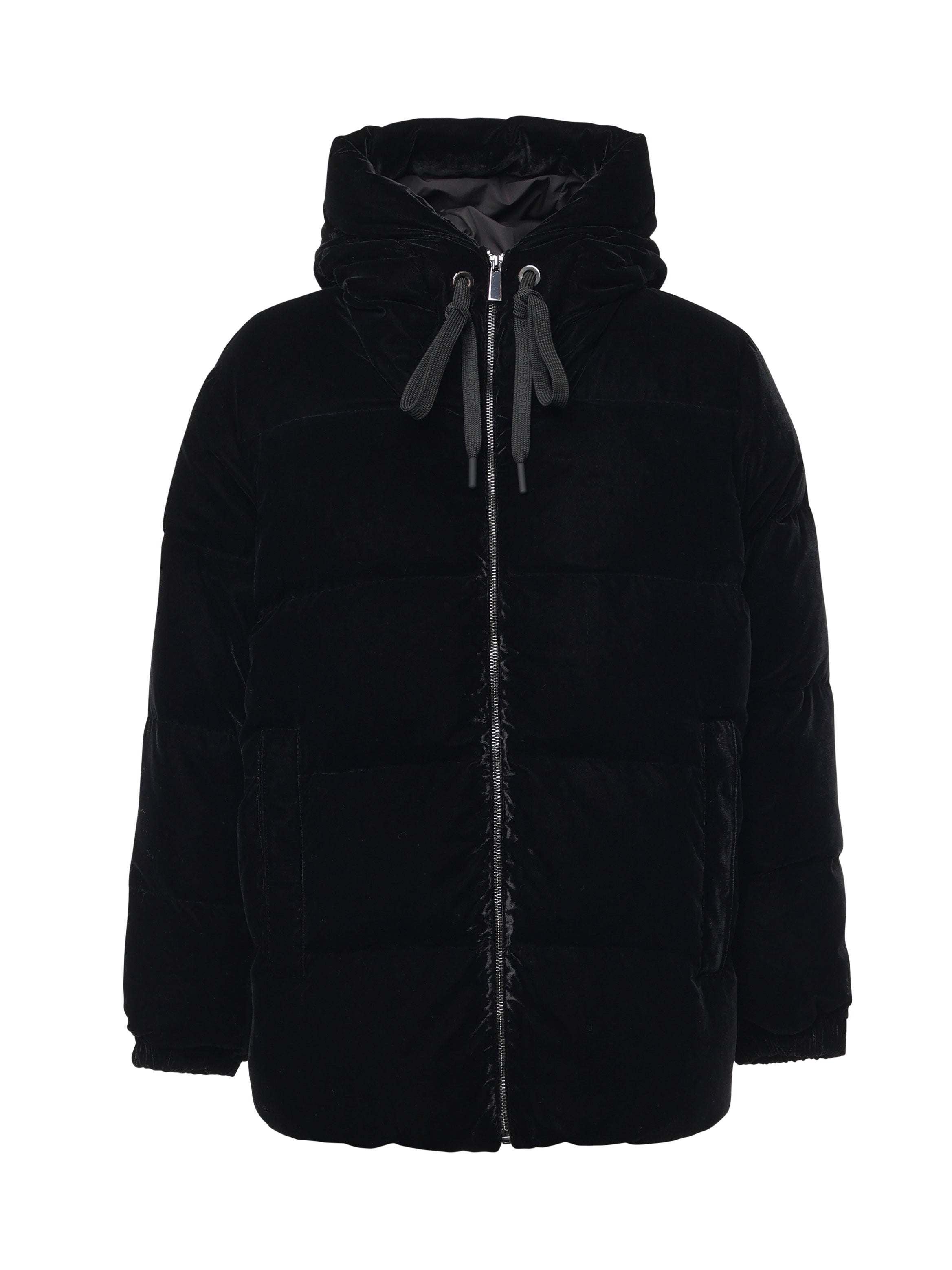 Giacca imbottita con cappuccio in velluto GEN0003 00593G MC2 SAINT BARTH 