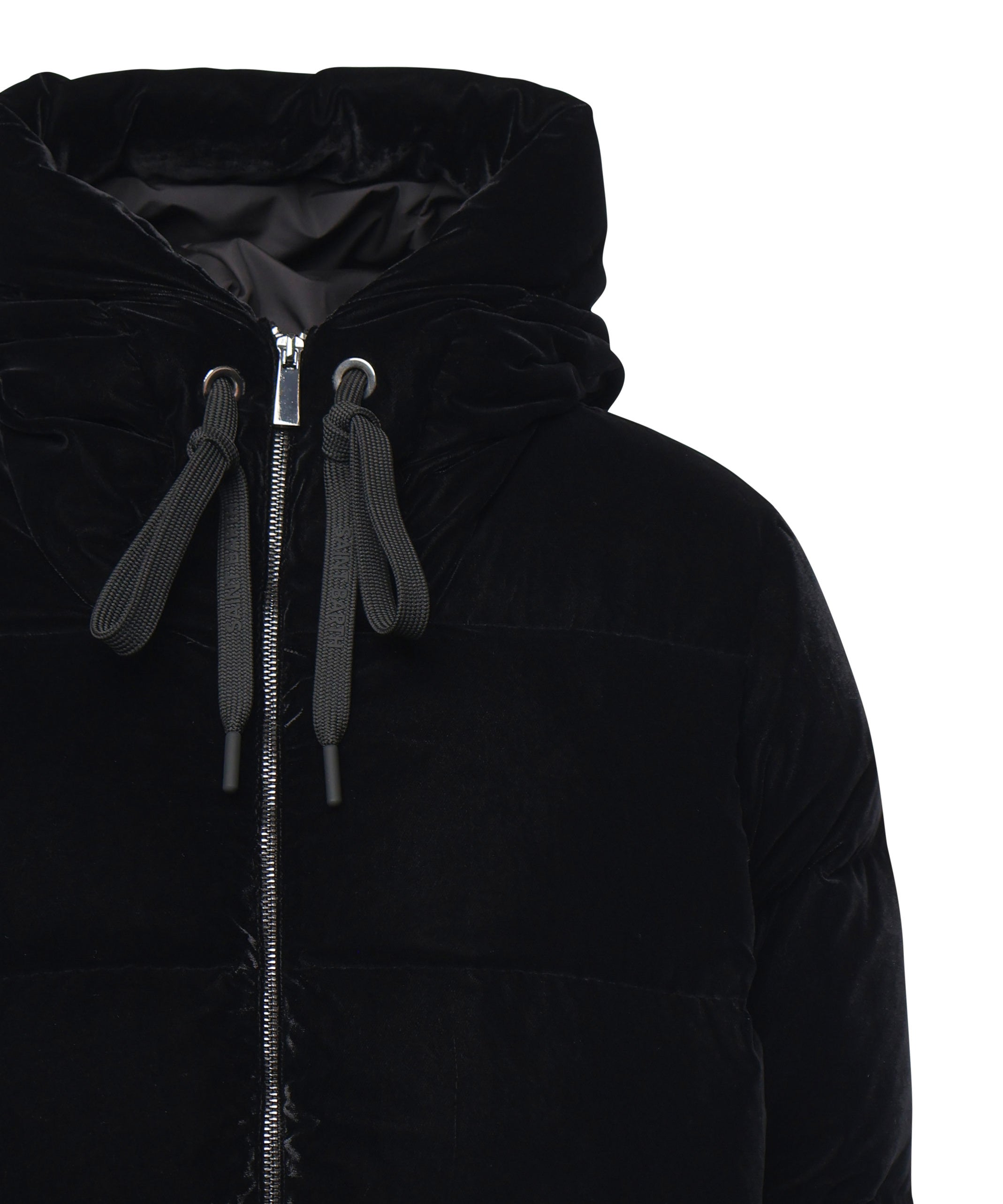 Giacca imbottita con cappuccio in velluto GEN0003 00593G MC2 SAINT BARTH 