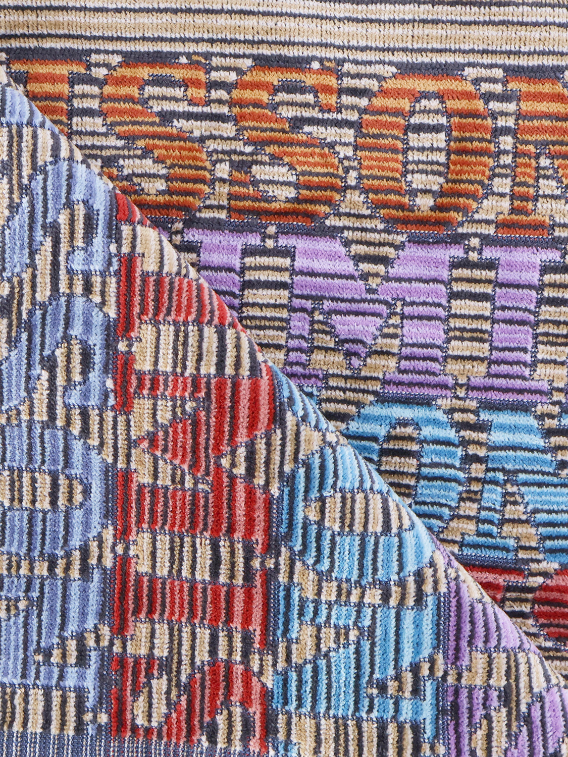 Telo da mare Blake con logo lettering 183SP99803 -149 MISSONI HOME 