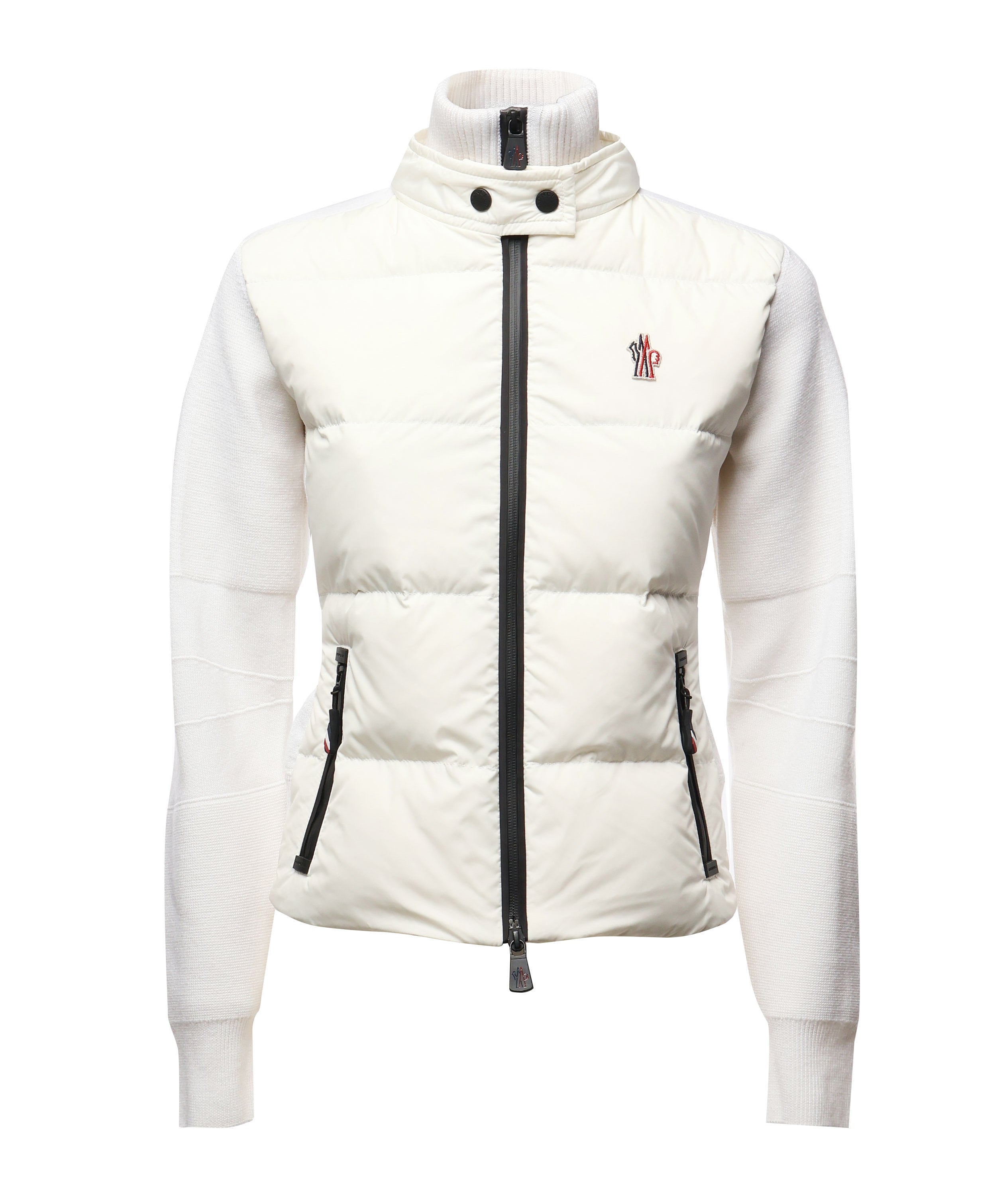 Cardigan imbottito in lana con zip J20989B00004 M1122001 MONCLER 