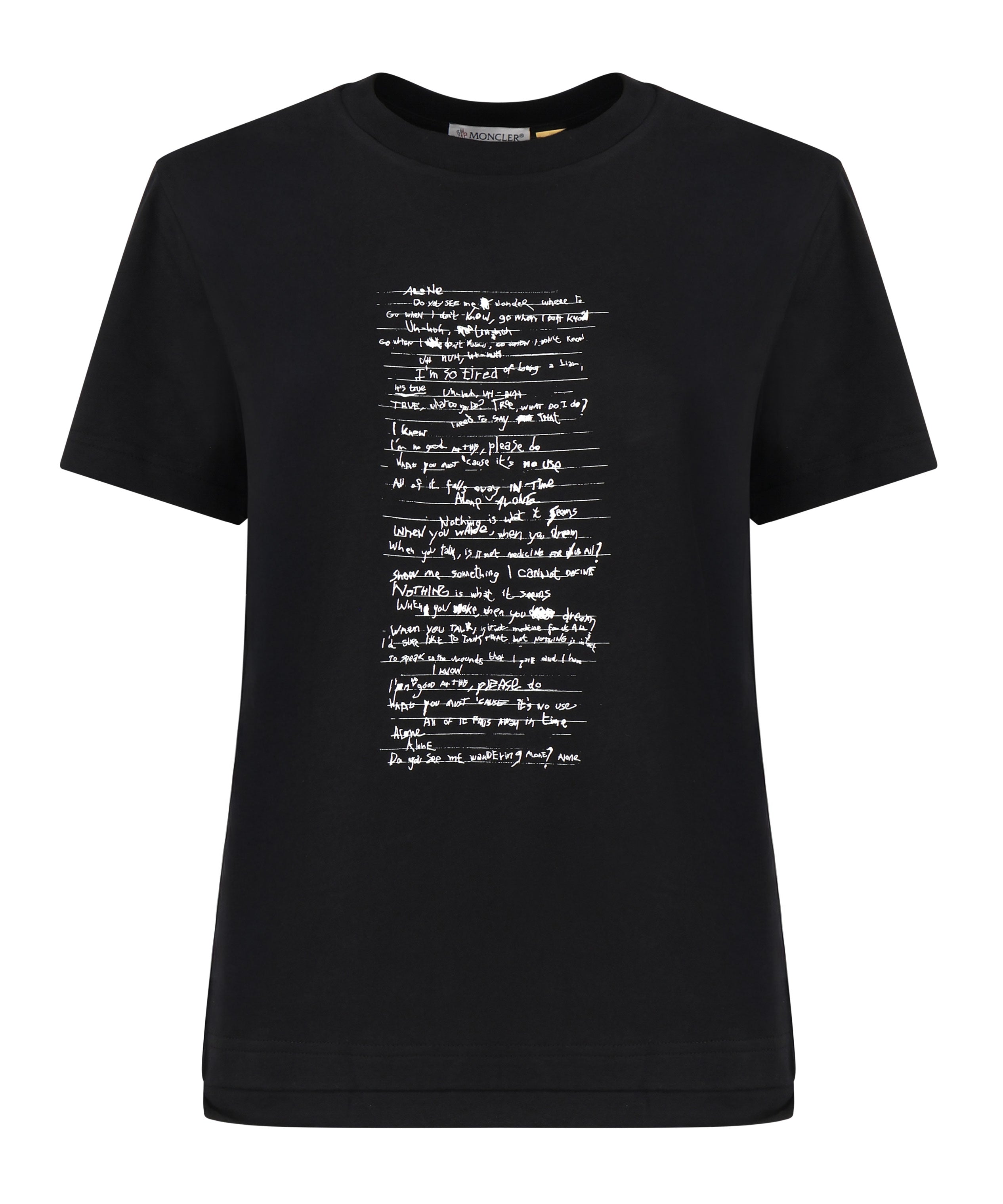 T-shirt Moncler X Willow Smith in cotone<BR/> J209T8C00002 89AHD999 MONCLER GENIUS 