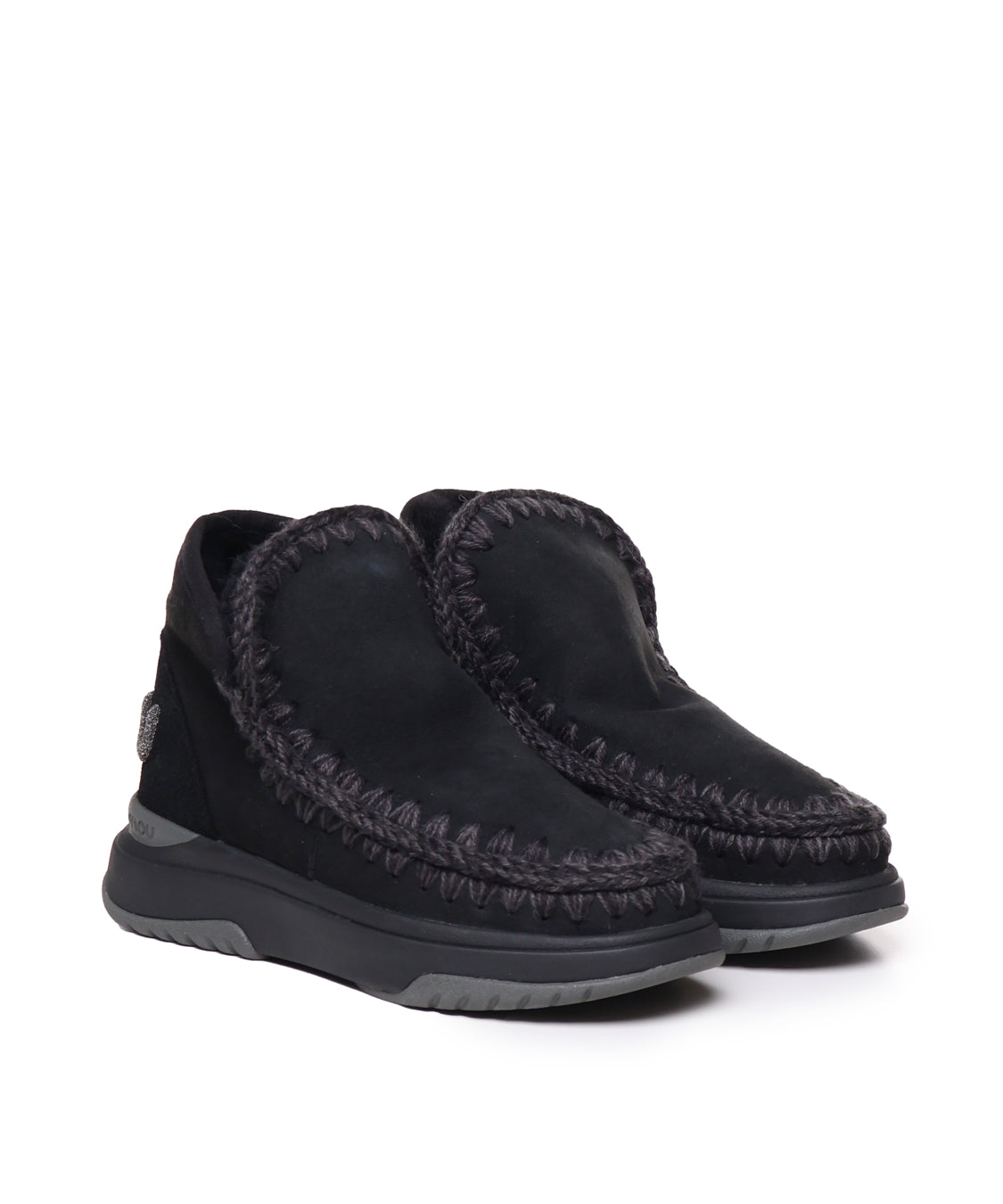 Eskimo jogger glitter logo MUFW421001A BKBK MOU 