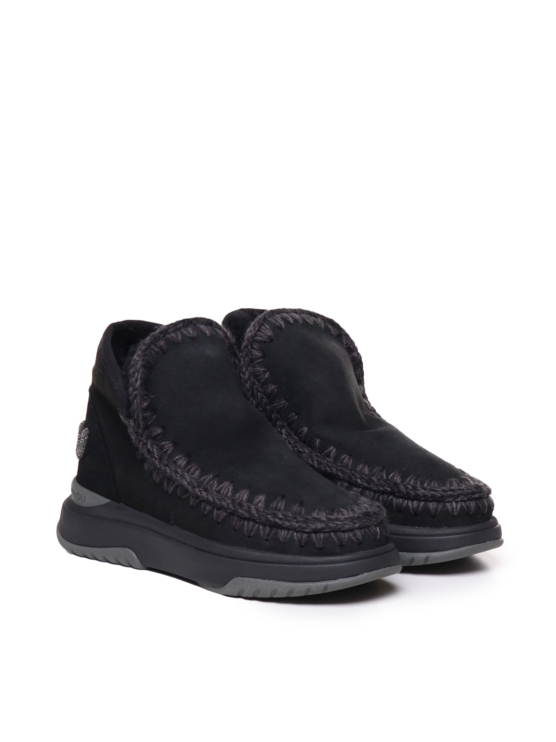 Eskimo jogger glitter logo MUFW421001A BKBK MOU 