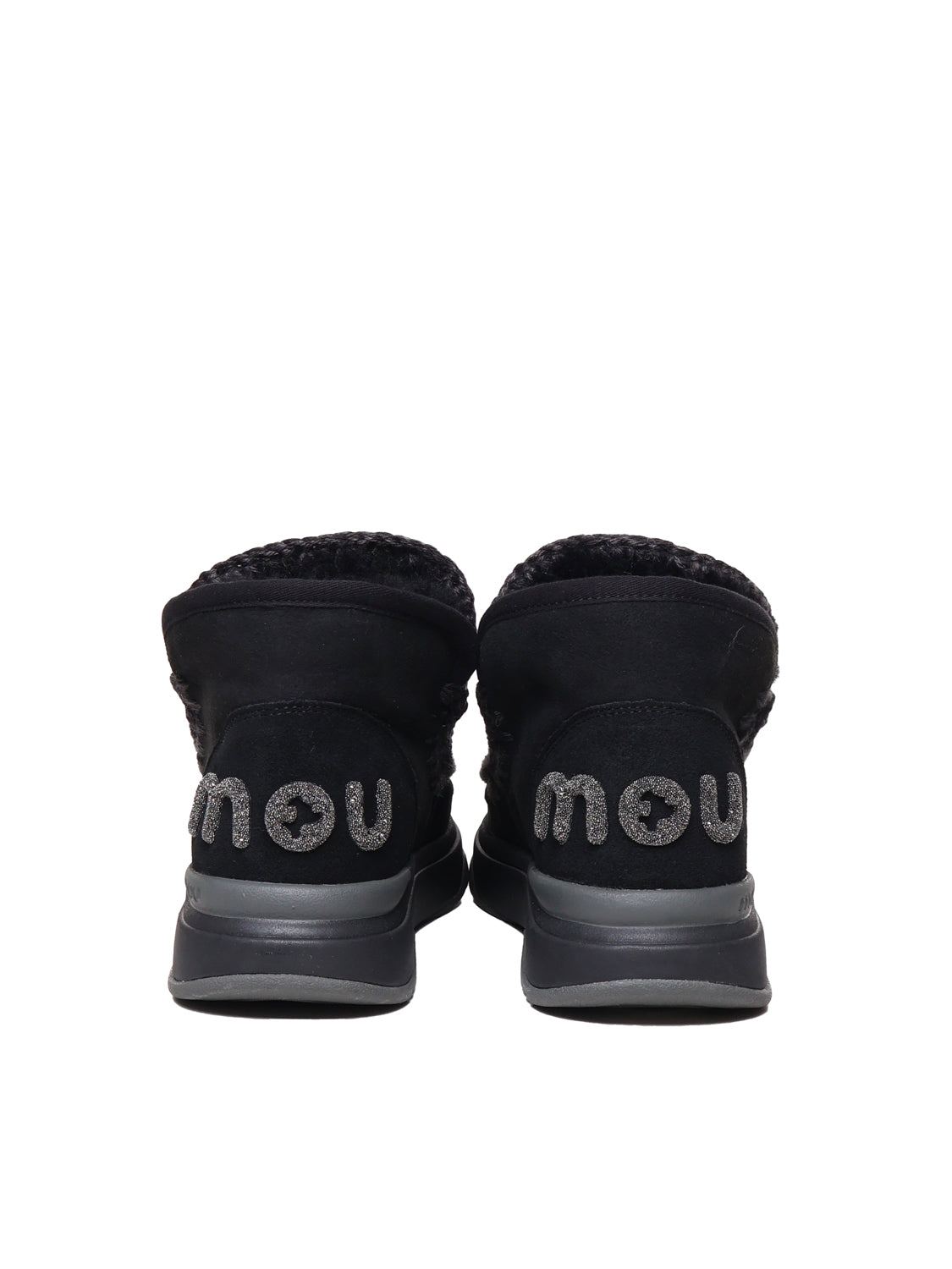 Eskimo jogger glitter logo MUFW421001A BKBK MOU 