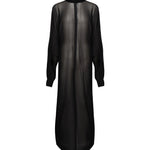 Abito Kim in georgette 25FWNAB-0004 BLACK NINEMINUTES 