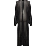 Abito Kim in georgette 25FWNAB-0004 BLACK NINEMINUTES 