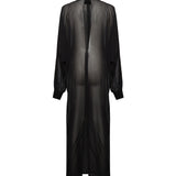 Abito Kim in georgette 25FWNAB-0004 BLACK NINEMINUTES 